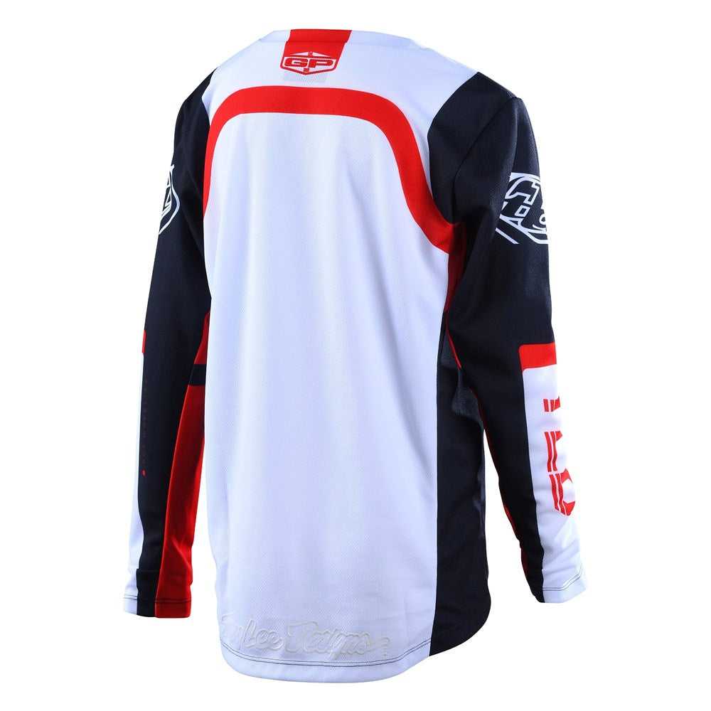 Troy Lee Designs, GP JERSEY FRACTURA NAVY / ROT | JUGEND