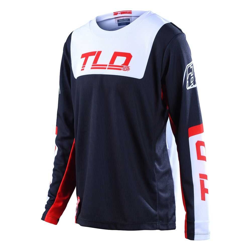 Troy Lee Designs, GP JERSEY FRACTURA NAVY / ROT | JUGEND