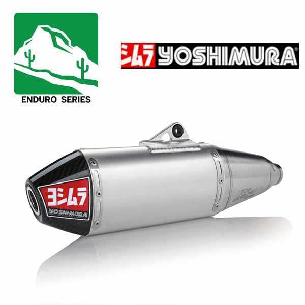 YOSHIMURA, Honda CRF450L/X Enduro 2019–2021 Yoshimura – Komplettsystem RS-4 aus Edelstahl/Aluminium/Kohlefaser