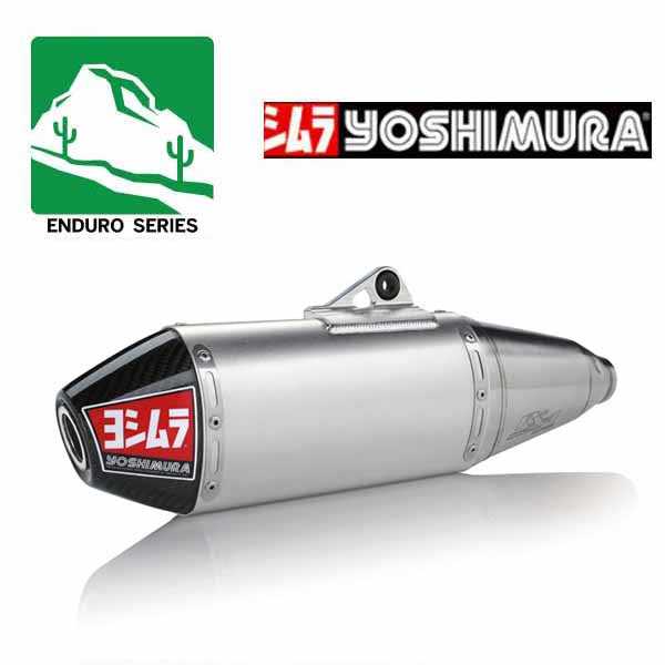 YOSHIMURA, Honda CRF450L/X Enduro 2019–2021 Yoshimura – RS-4 Slip On aus Edelstahl/Aluminium/Kohlefaser