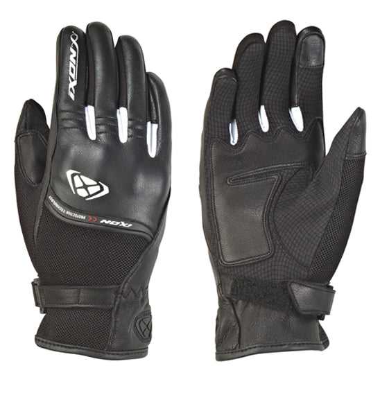 Ixon, Ixon RS SHINE 2 LADY Handschuh Blk/Wht – Urban Leder/Textil