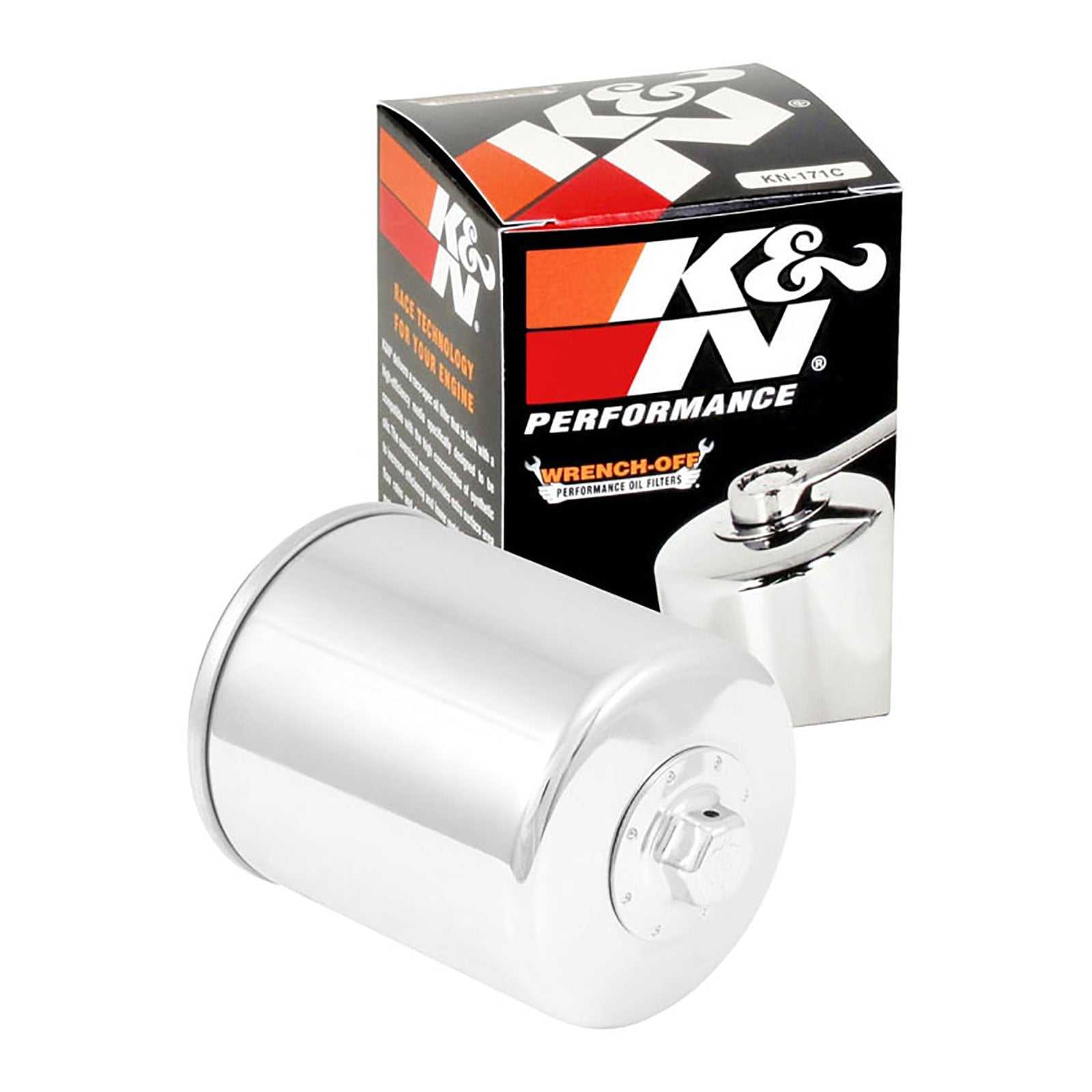 K&N, K&N Ölfilter – Chrom (HF171)
