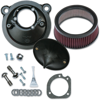 S&S-Zyklen, S&S Cycles Stealth Luftfilter-Kit – 01–17 Twin Cam